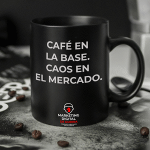 Mug – Café en la Base. Caos en el Mercado
