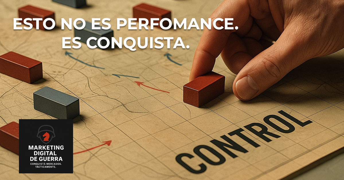 No competimos por clics. Competimos por control.