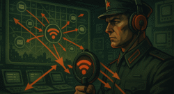 Estratega digital controlando el flujo informativo del campo de batalla