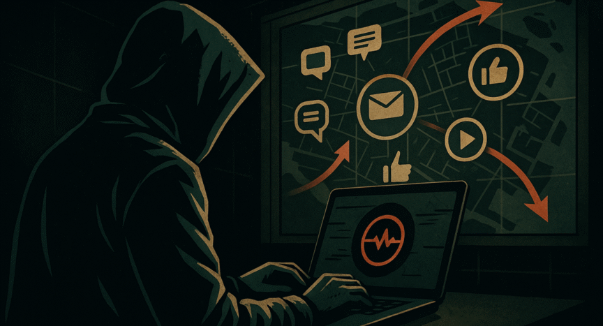 Estratega digital operando desde las sombras, sin ser detectado